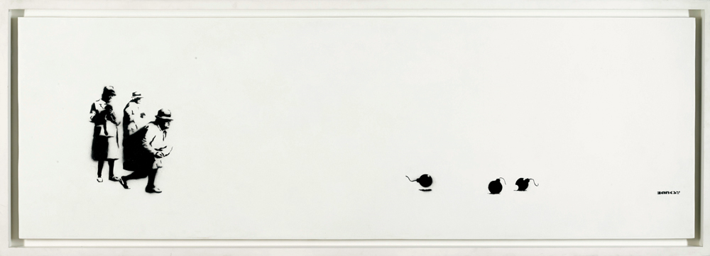 Banksy, Bomb Middle England (2002)